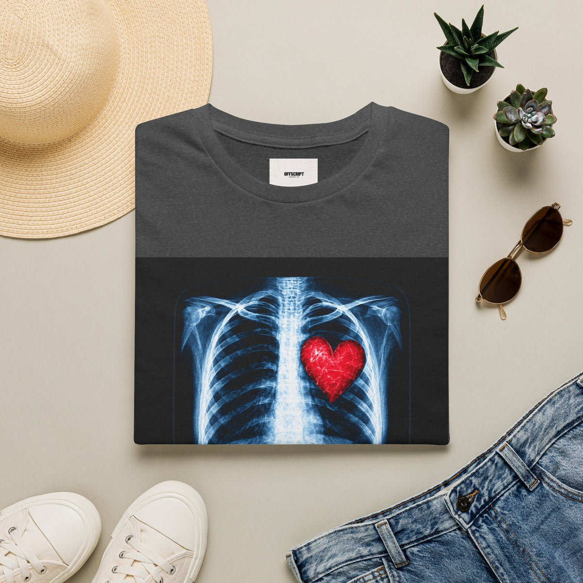 Radiology X-Ray Heart T-Shirt — "Radiology It's a Lifestyle" Tee for Radiologic Techs