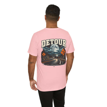 Detour Take the Long Way Road Trip Graphic T-Shirt