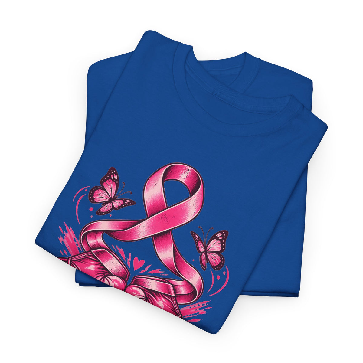 T-Shirt — Her Fight Our Strength Pink Ribbon Breast Cancer Awareness Tee