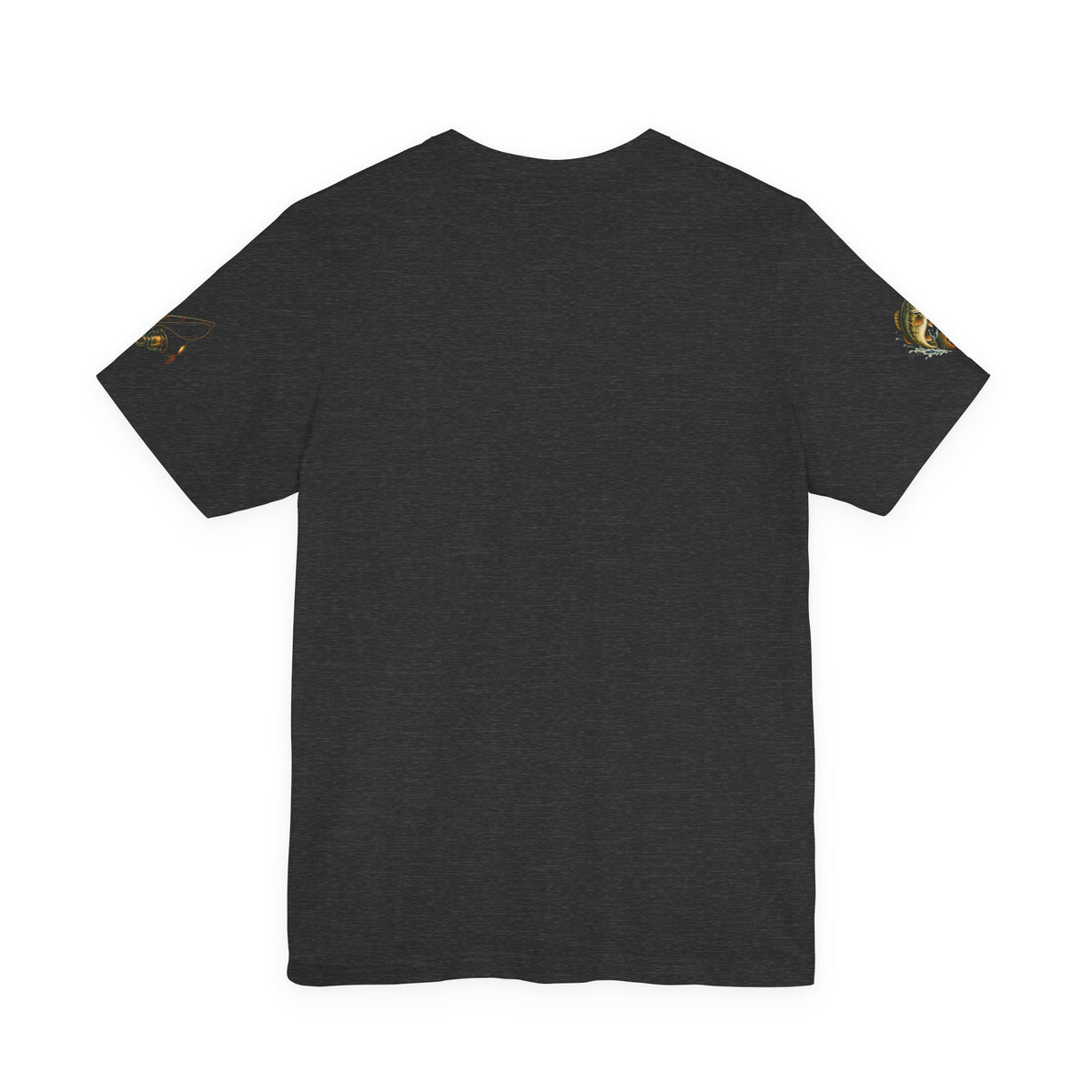 Sunset Lake Fishing T-Shirt — Mountain Boat Fishing Graphic Tee