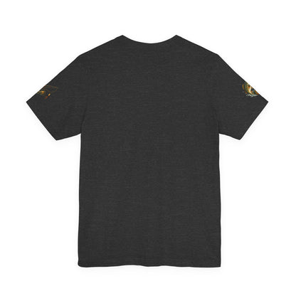 Sunset Lake Fishing T-Shirt — Mountain Boat Fishing Graphic Tee