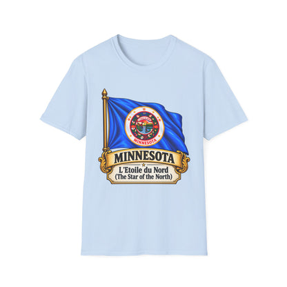 Minnesota Flag T-Shirt — "L'Étoile du Nord" State Pride Tee