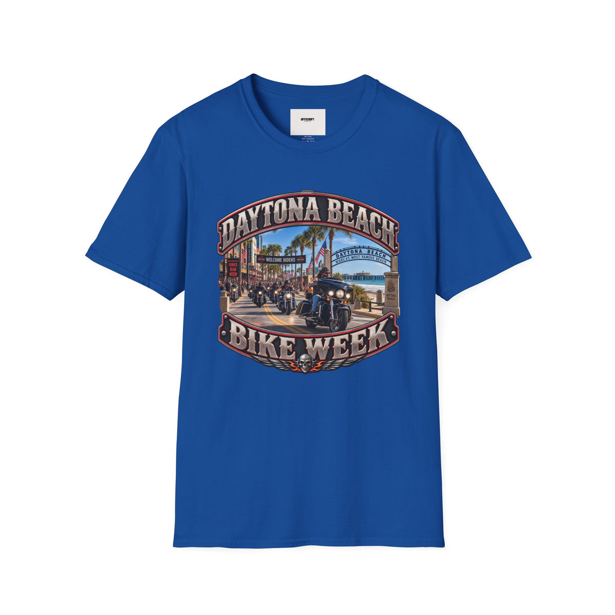 Daytona Beach Bike Week T-Shirt — Vintage Motorcycle Rally Tee