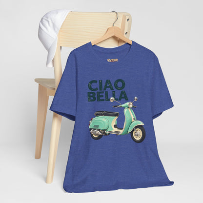 Ciao Bella Vespa Scooter Graphic T-Shirt
