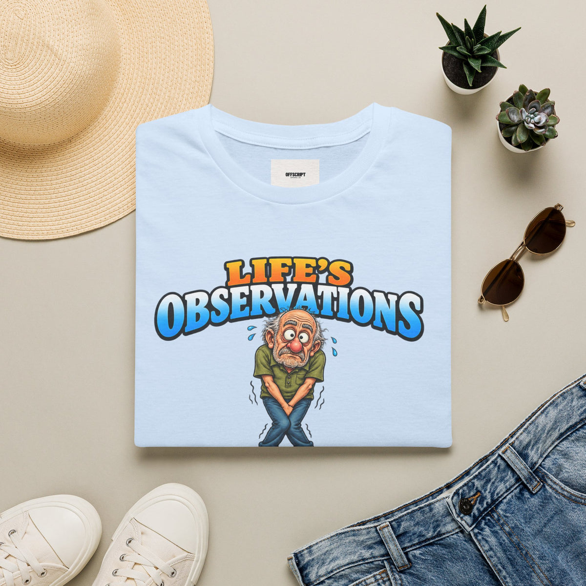 Life's Observations Funny Graphic Tee — Toilet Humor Bathroom Joke T-Shirt