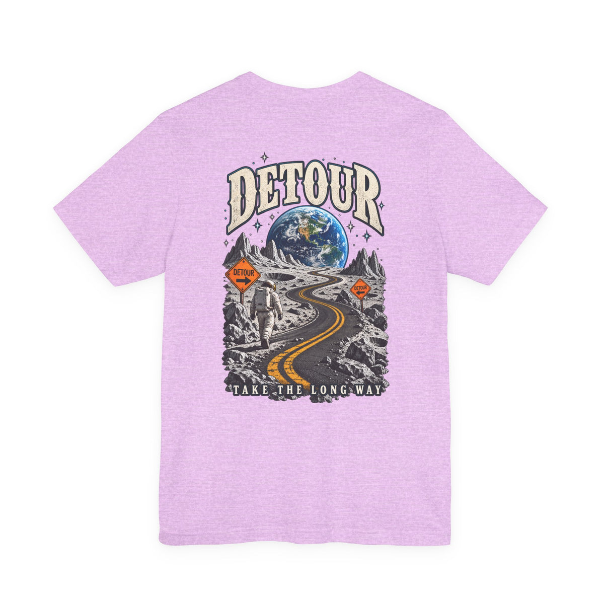 Detour Adventure Tee — 'Take the Long Way' Graphic T‑Shirt