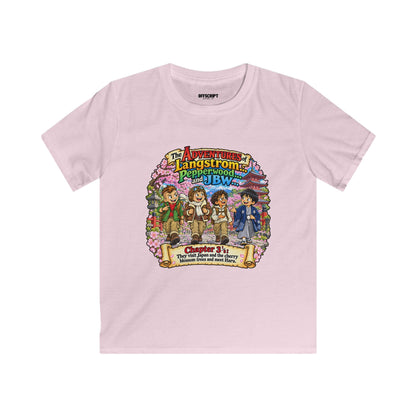Kids Adventure Tee — 'The Adventure of Langstroth & Pepperwood' Illustrated Story Shirt