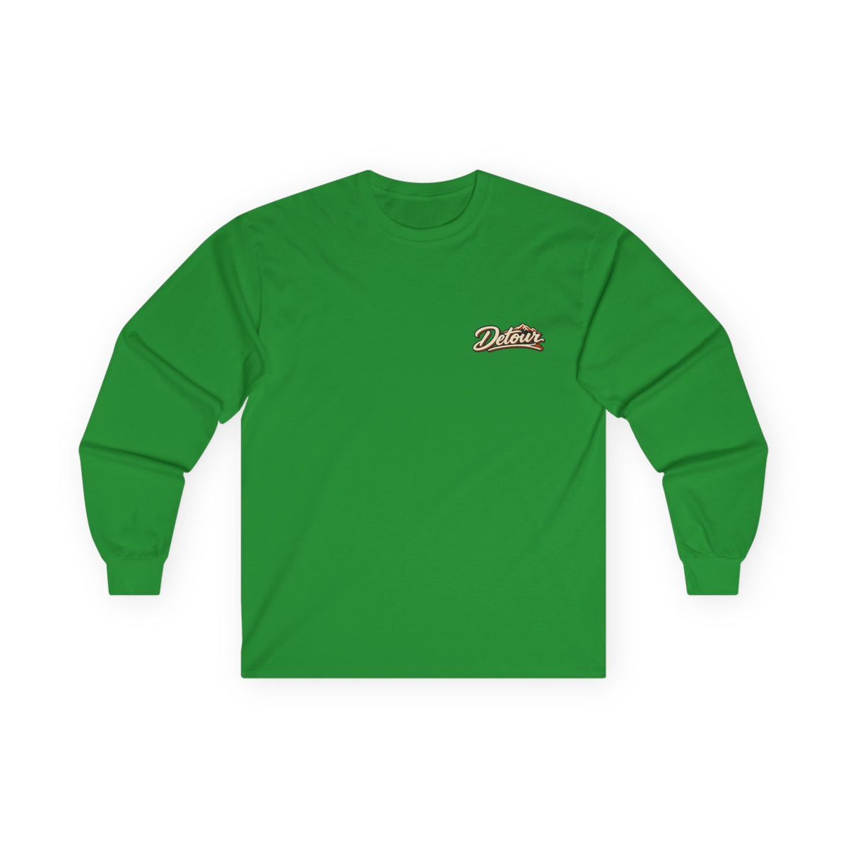 Detour Classic Car Long Sleeve Tee – 'Take The Long Way' Vintage Hot Rod Shirt