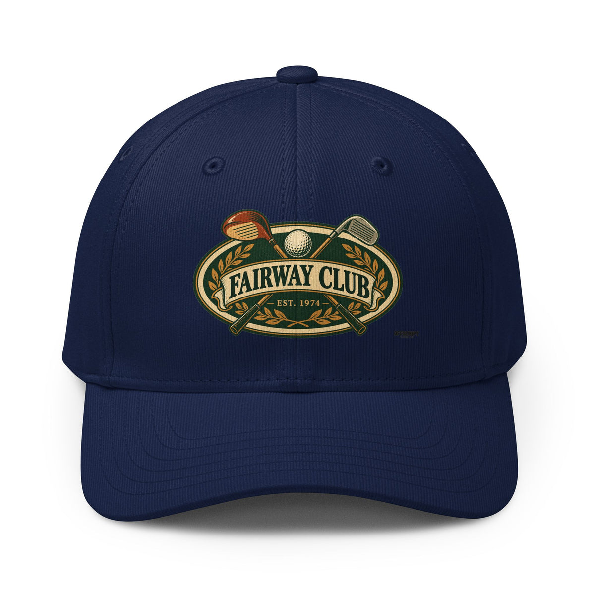 Fairway Club Golf Cap – Embroidered Vintage Golf Logo Adidas Hat