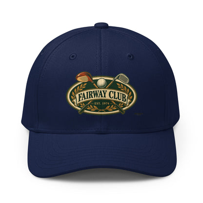 Fairway Club Golf Cap – Embroidered Vintage Golf Logo Adidas Hat