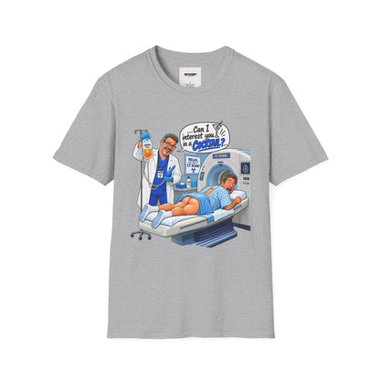 CT Tech T-Shirt — Funny ‘Can I Interest You in a Cocktail?’ Radiology Shirt