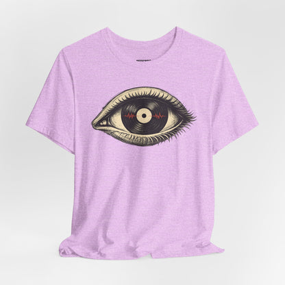 Graphic Tee — Vintage Vinyl Eye Illustration T‑Shirt