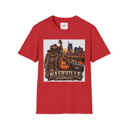 Nashville Skyline Guitar T-Shirt