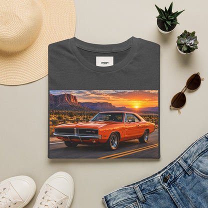 Classic Muscle Car Sunset T-Shirt