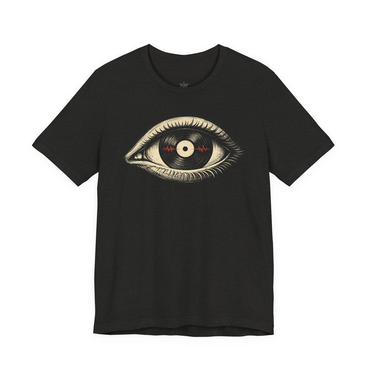 Graphic Tee — Vintage Vinyl Eye Illustration T‑Shirt