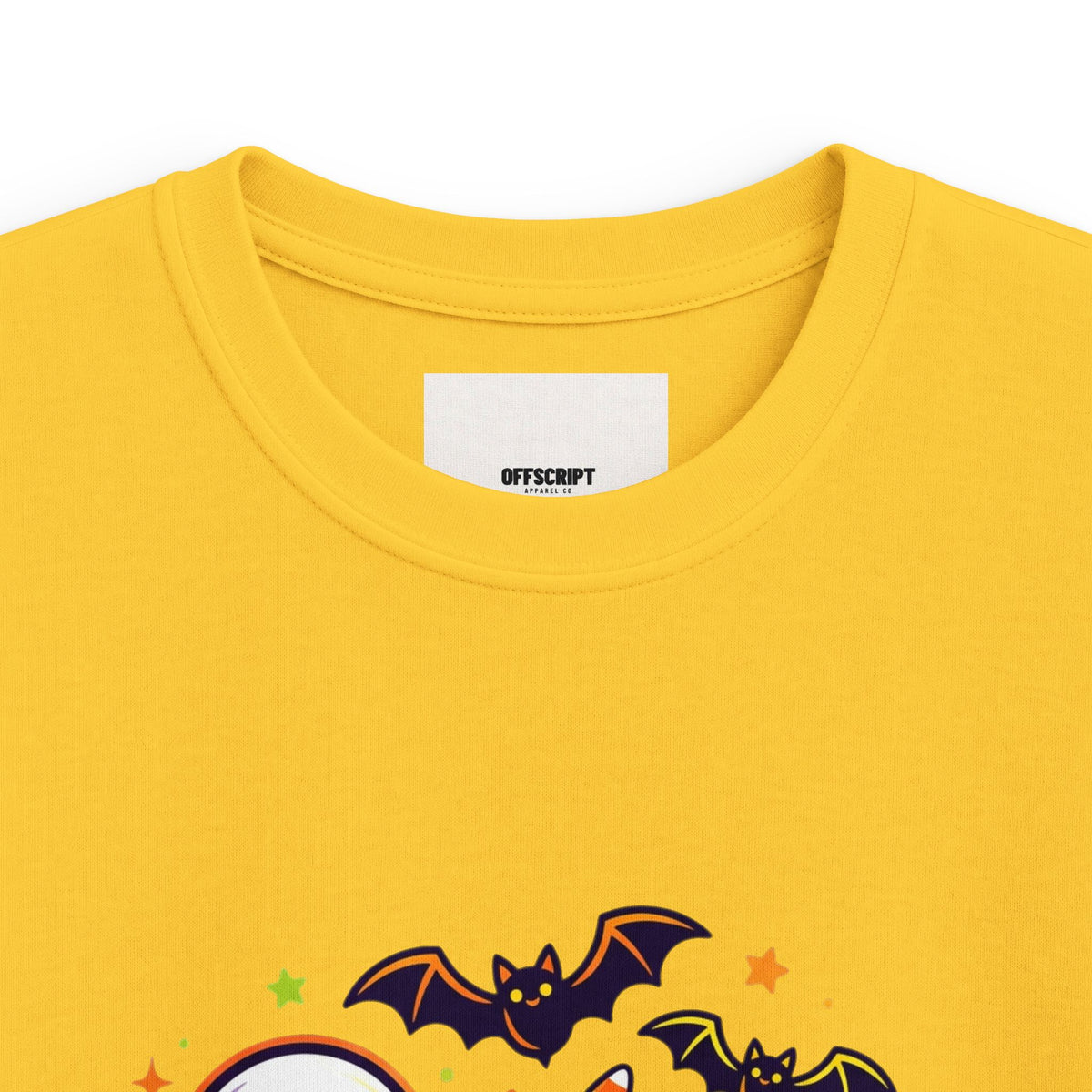 Kids Halloween Tee - Cute Ghost, Jack-O'-Lantern & Black Cat Shirt for Children