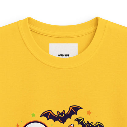 Kids Halloween Tee - Cute Ghost, Jack-O'-Lantern & Black Cat Shirt for Children
