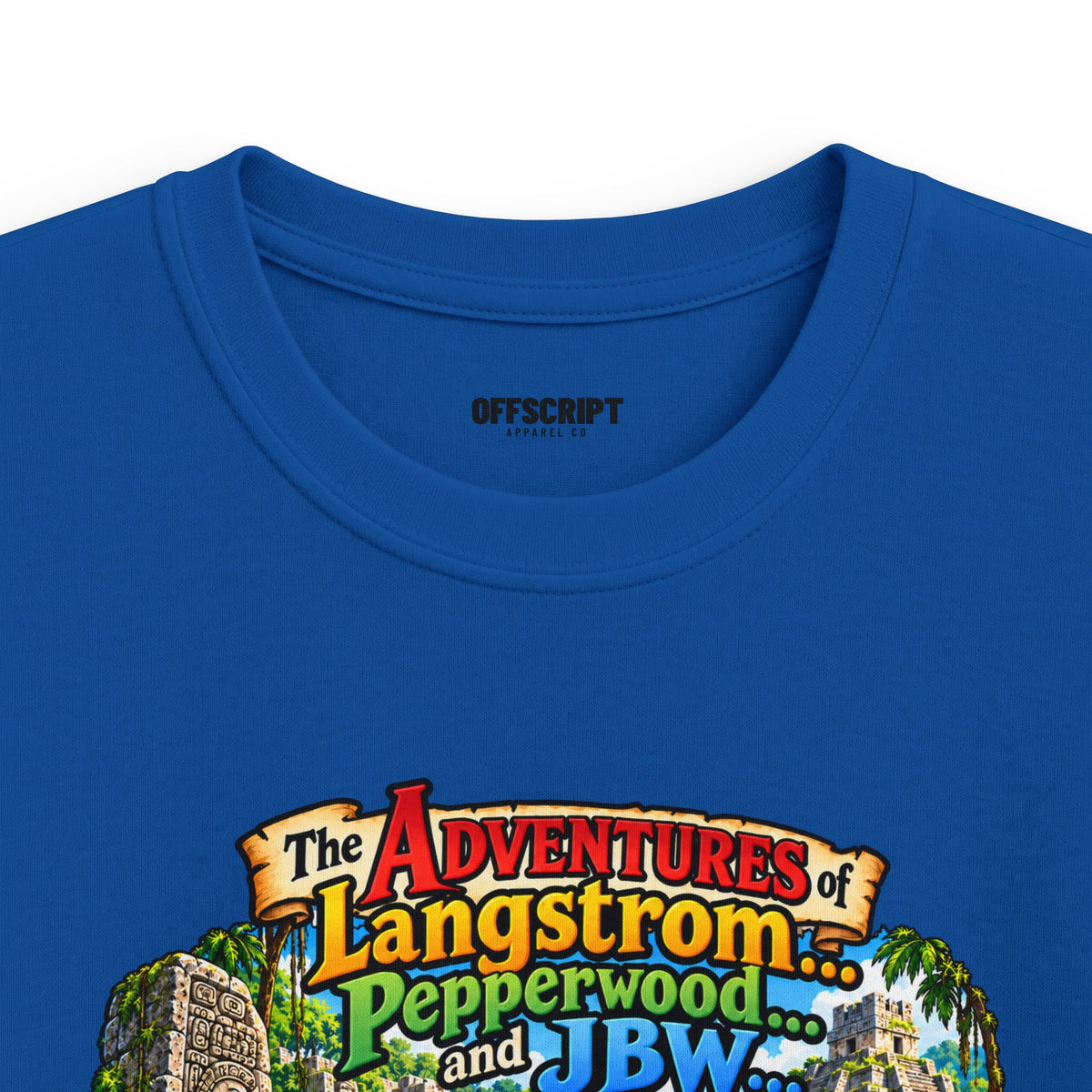 Kids Adventure T‑Shirt — "The Adventures of Langstrom & Pepperwood" Cartoon Tee