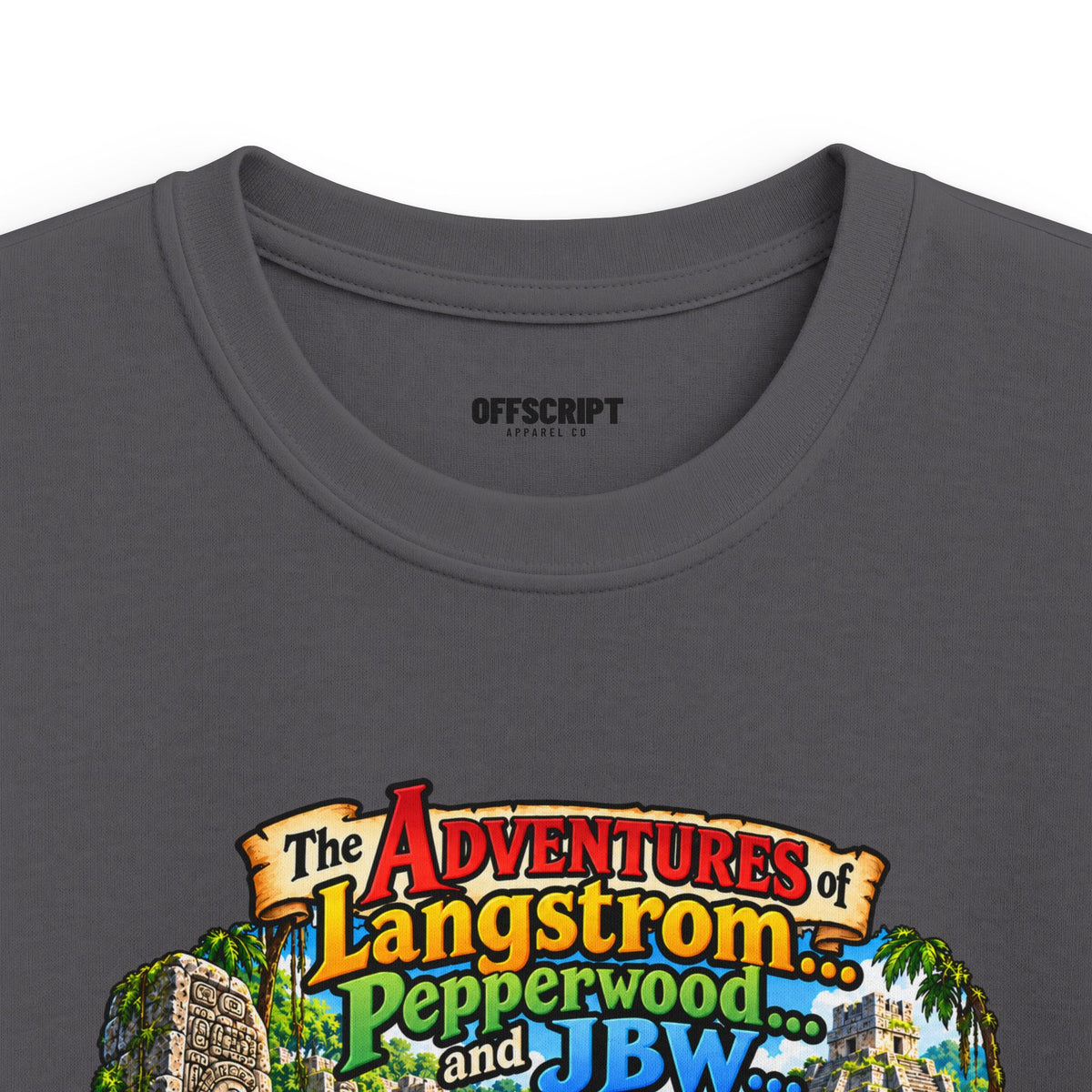 Kids Adventure T‑Shirt — "The Adventures of Langstrom & Pepperwood" Cartoon Tee