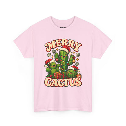 Merry Cactus Christmas Tee — Festive Holiday Cactus Shirt