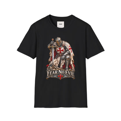 Knight T-Shirt — Fear No Evil Crusader Graphic Tee