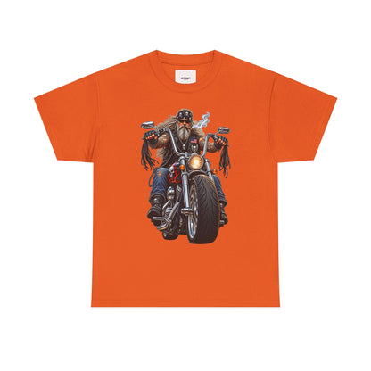 Biker Motorcycle Rider Graphic Tee — Vintage Road Rebel T‑Shirt