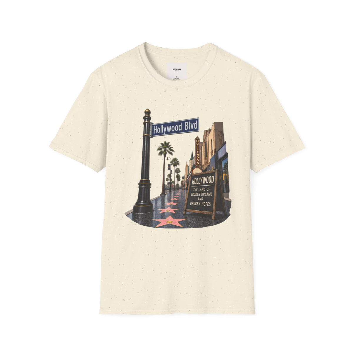 Hollywood Blvd T-Shirt — Vintage Palm Trees & Walk of Fame Tee