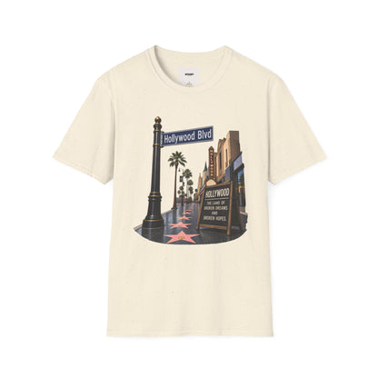 Hollywood Blvd T-Shirt — Vintage Palm Trees & Walk of Fame Tee