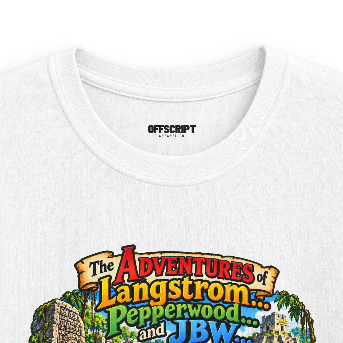 Kids Adventure T‑Shirt — "The Adventures of Langstrom & Pepperwood" Cartoon Tee
