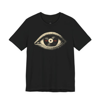 Graphic Tee — Vintage Vinyl Eye Illustration T‑Shirt