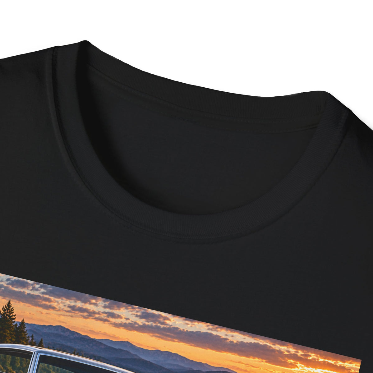 Classic Muscle Car T-Shirt – Vintage Oldsmobile Sunset Graphic Tee