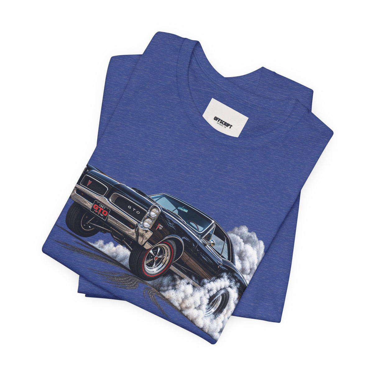 Vintage Muscle Car Tee — Burnout Classic Car Graphic T-Shirt