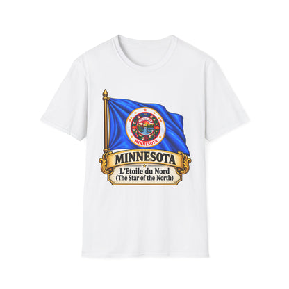 Minnesota Flag T-Shirt — "L'Étoile du Nord" State Pride Tee