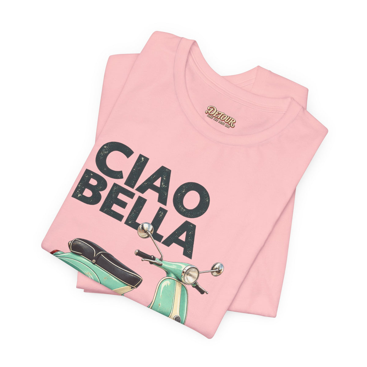 Ciao Bella Vespa Scooter Graphic T-Shirt