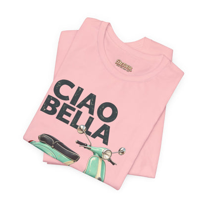 Ciao Bella Vespa Scooter Graphic T-Shirt