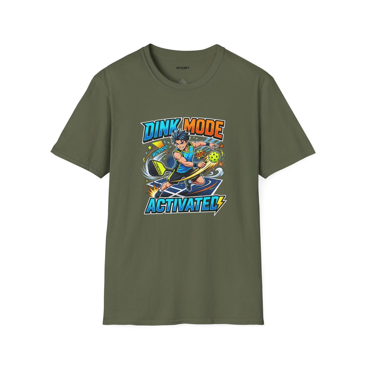 Dink Mode Activated T-Shirt — Pickleball Player Graphic Tee
