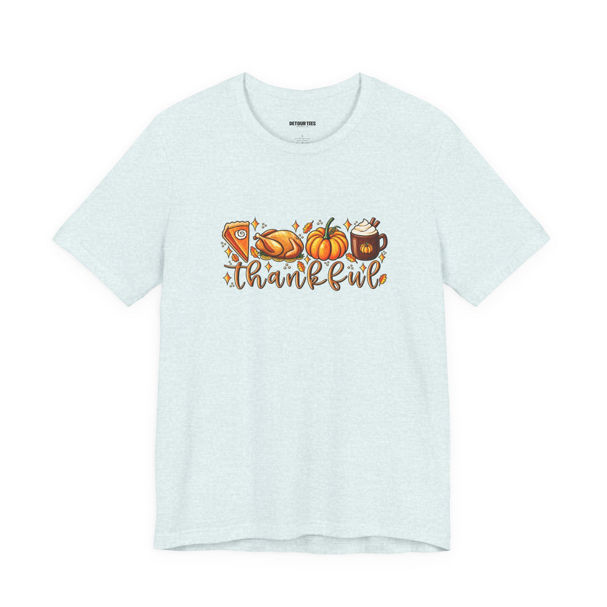 Thankful Harvest Tee — Thanksgiving Pumpkin & Pie Fall Shirt