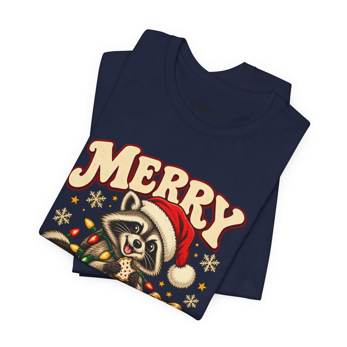 Merry Christmas Raccoon Tee