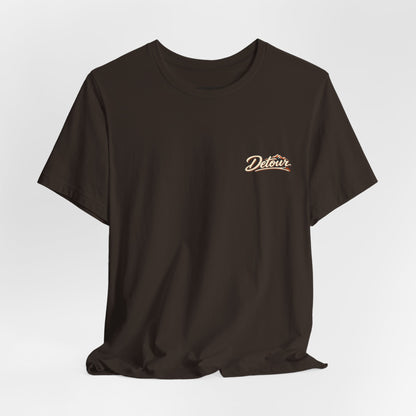 Detour Graphic Tee — 'Detour: Take the Long Way' Vintage Road Trip T‑Shirt