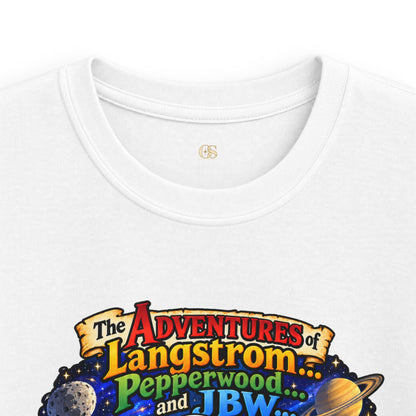 Kids Space Adventure Tee — 'The Adventures of Langstron, Pepperwood & JBW' Rocket Shirt