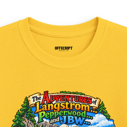 Kids Tee — Adventure of Langstrom Pepperwood Club Vintage Camp Graphic