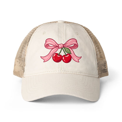 Women's Washed Mesh-Back Cap