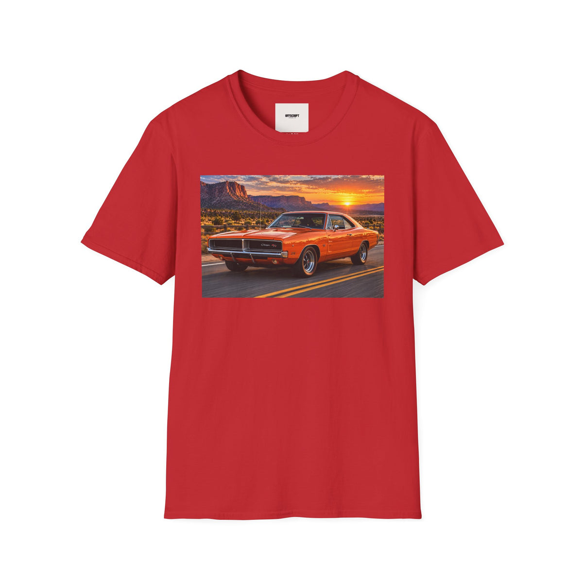 Classic Muscle Car Sunset T-Shirt