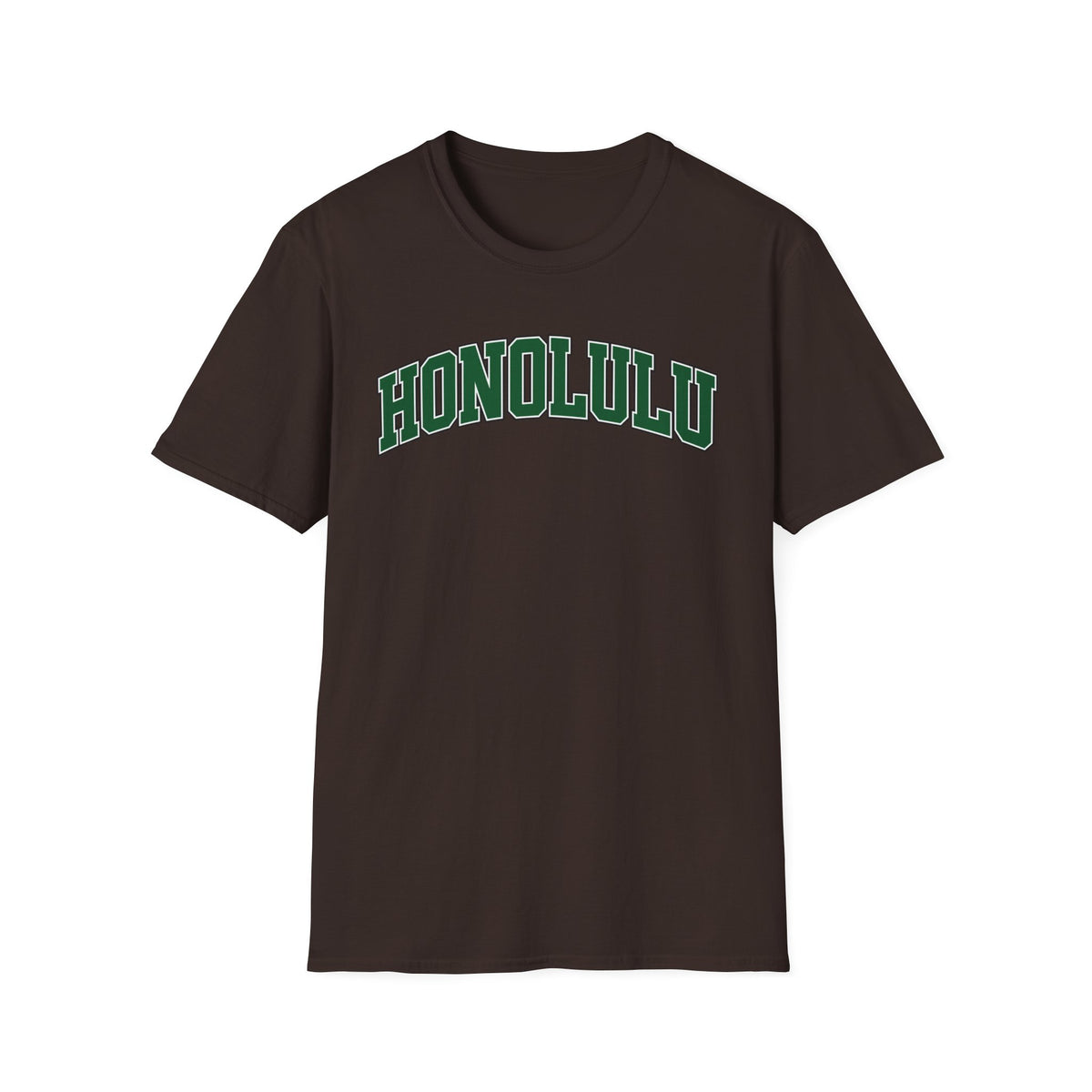 Honolulu Arch Logo T-Shirt — Vintage Collegiate Hawaii Tee