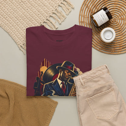 Saxophone Jazz Musician T-Shirt — Vintage Sax Player Tee
