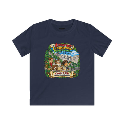 Kids Tee — Adventure of Langstrom Pepperwood Club Vintage Camp Graphic