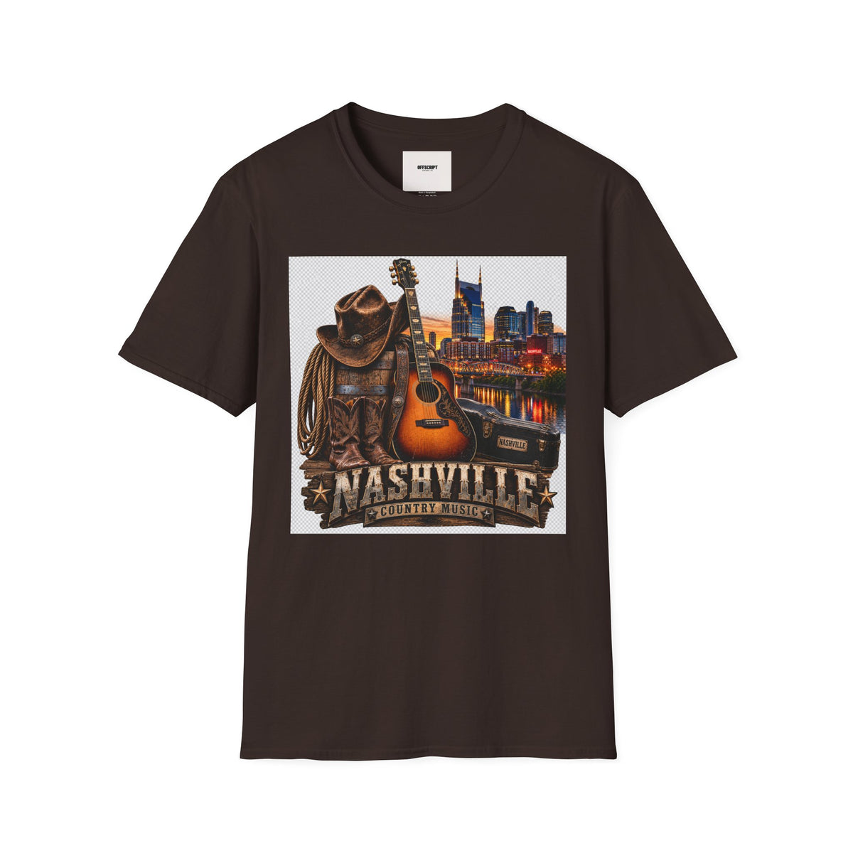 Nashville Skyline Guitar Tee