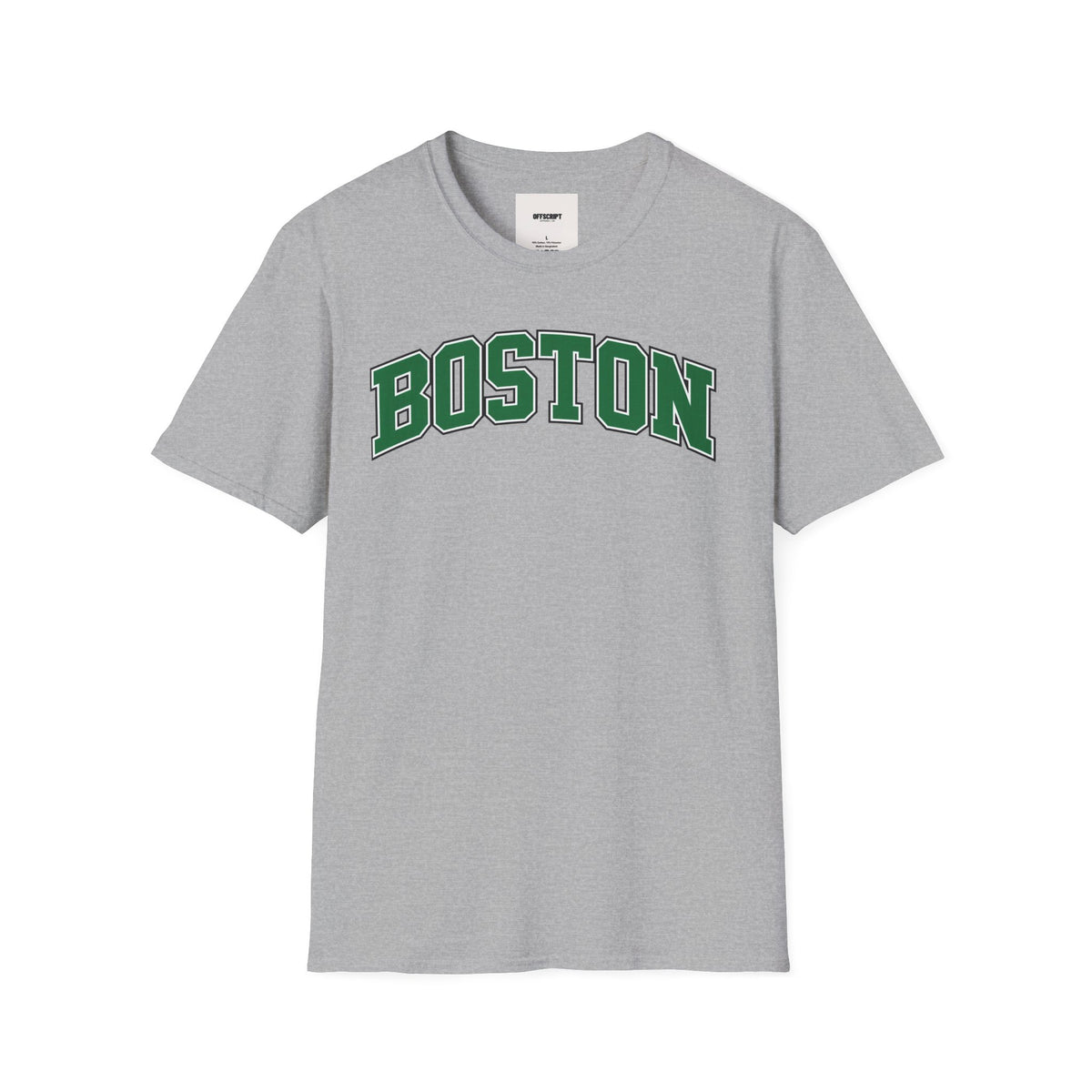 Boston Arch Logo T‑Shirt — Classic College Campus Tee