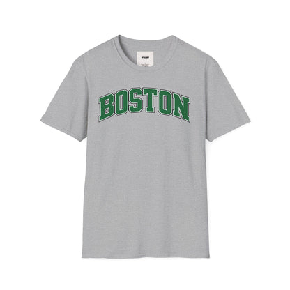 Boston Arch Logo T‑Shirt — Classic College Campus Tee