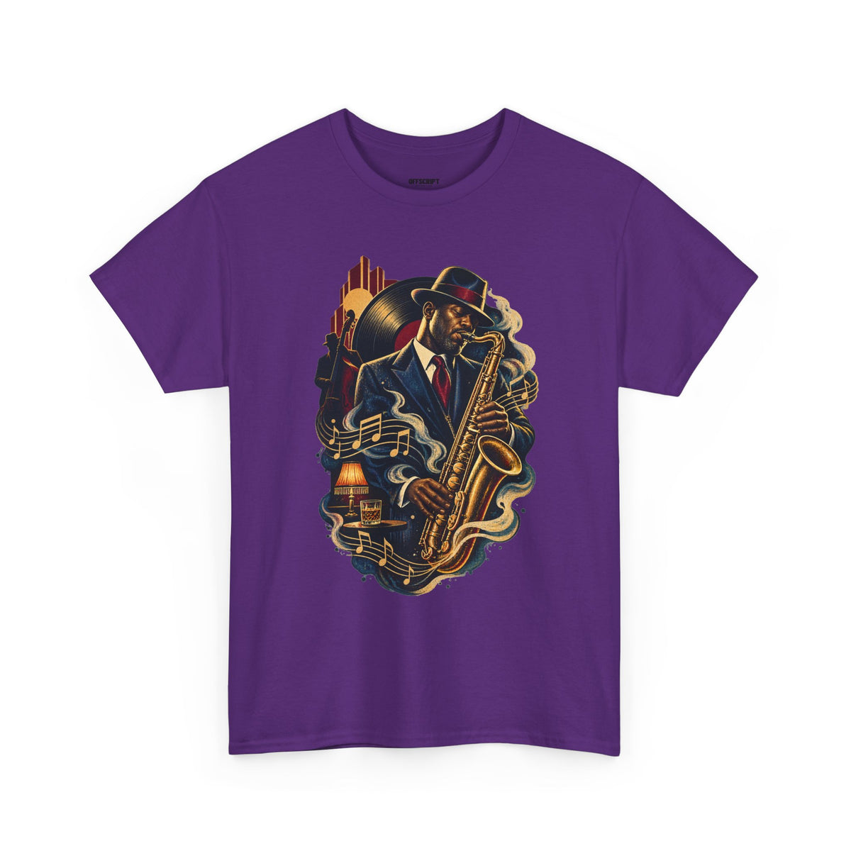 Saxophone Jazz Musician T-Shirt — Vintage Sax Player Tee